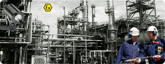 chemical industry, chemical plant, pharmaceutical plant, cctv system, explosion proof camera 