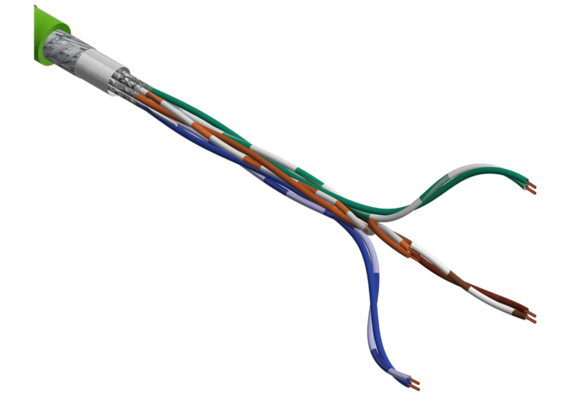Network cable SKD02-T: isometrical view 