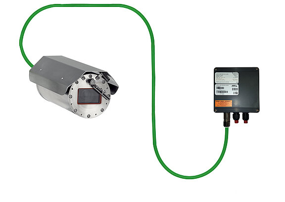 ExCam XF Q1785: connected to junction box ExTB3