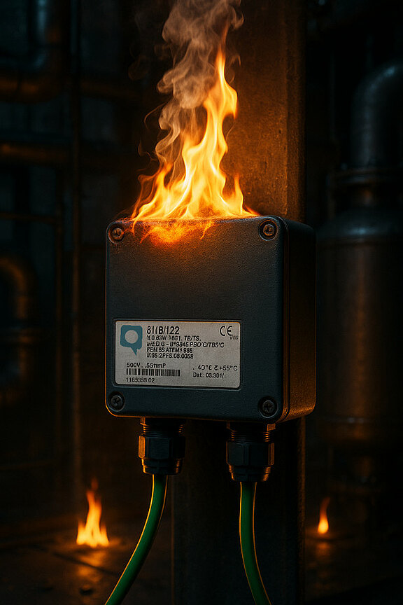 burning terminal box