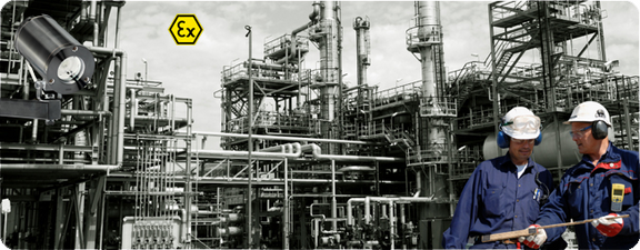 chemical industry, chemical plant, pharmaceutical plant, cctv system, explosion proof camera 